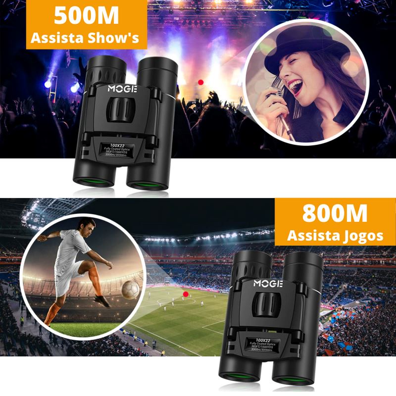 Binóculos Profissional HD 100x22 | 30.000M & Visão Noturna ANZ092