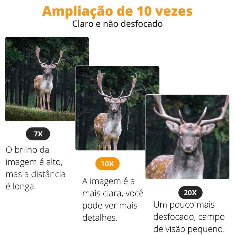 Binóculos Profissional HD 100x22 | 30.000M & Visão Noturna ANZ092