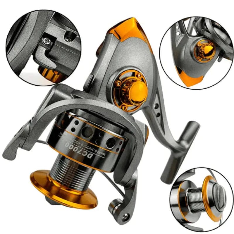 Molinete de Pesca Profissional Drag 12Kg e 13 Rolamentos ANZ1797
