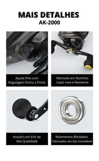 Nova Carretilha Premium LURE PRO AK-2000 ANZ1401