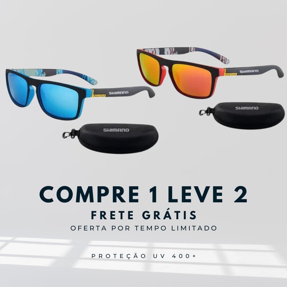 Óculos Shimano Polarizado Uv 400 [Compre 1 Leve 2] ANZ066
